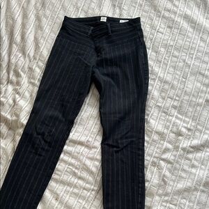 GAP Women's Dark Pinstripe Pants